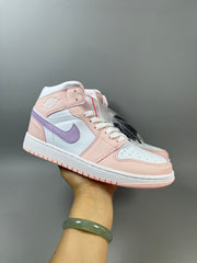 Air Jordan 1 "White/Pink/Purple"