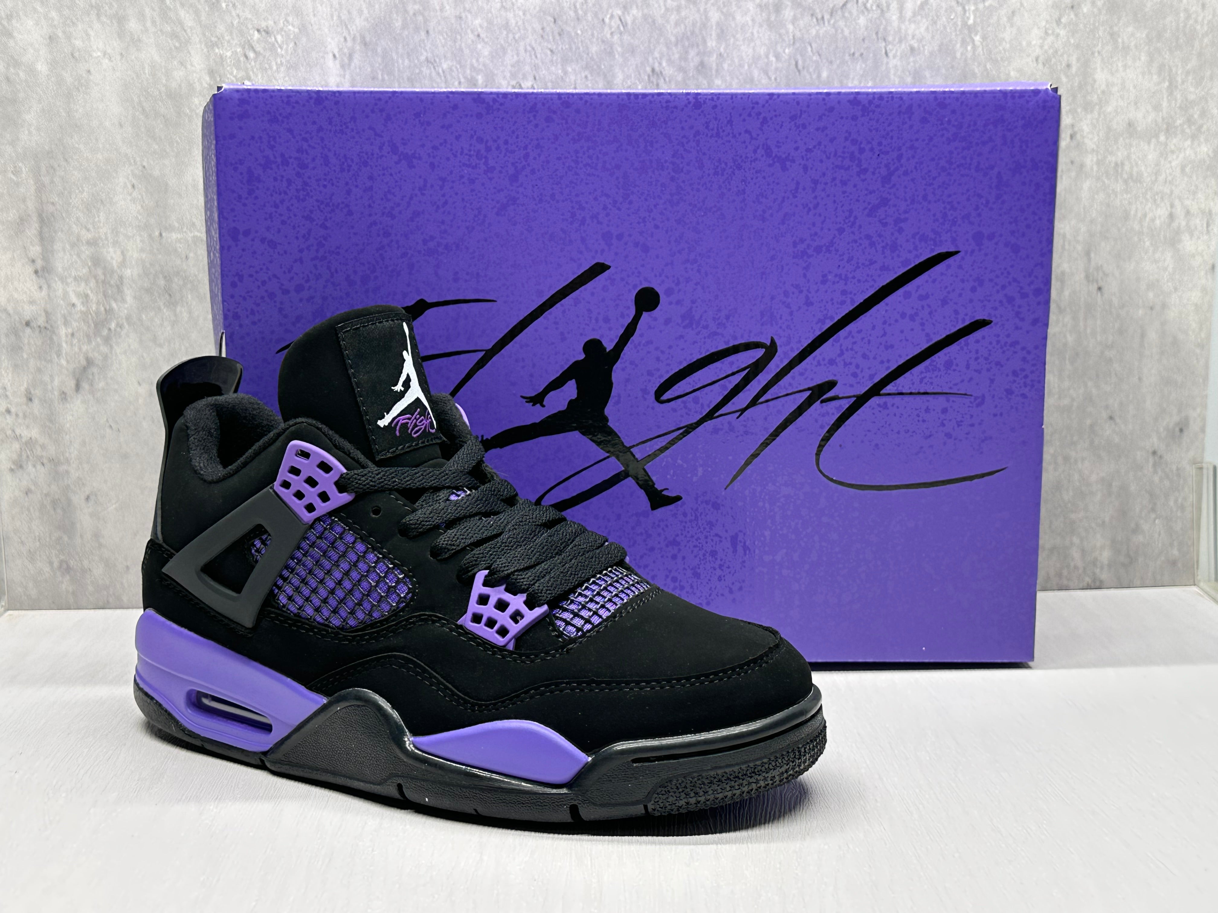 Air Jordan 4 “Black Cement” – Custom Edition