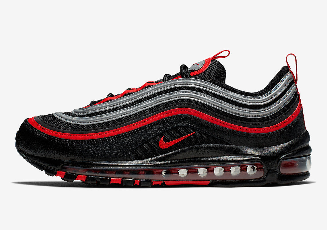 Nike Air Max 97 Red Leather Essential "Leopard 3M Reflective"