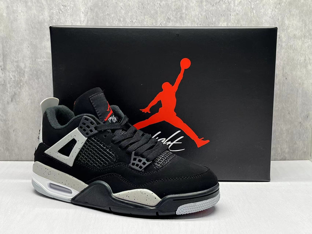 Air Jordan 4 “Black Cement” – Custom Edition