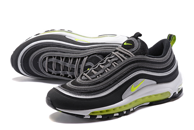 Nike Air Max 97 – Black, Silver, and Teal Green