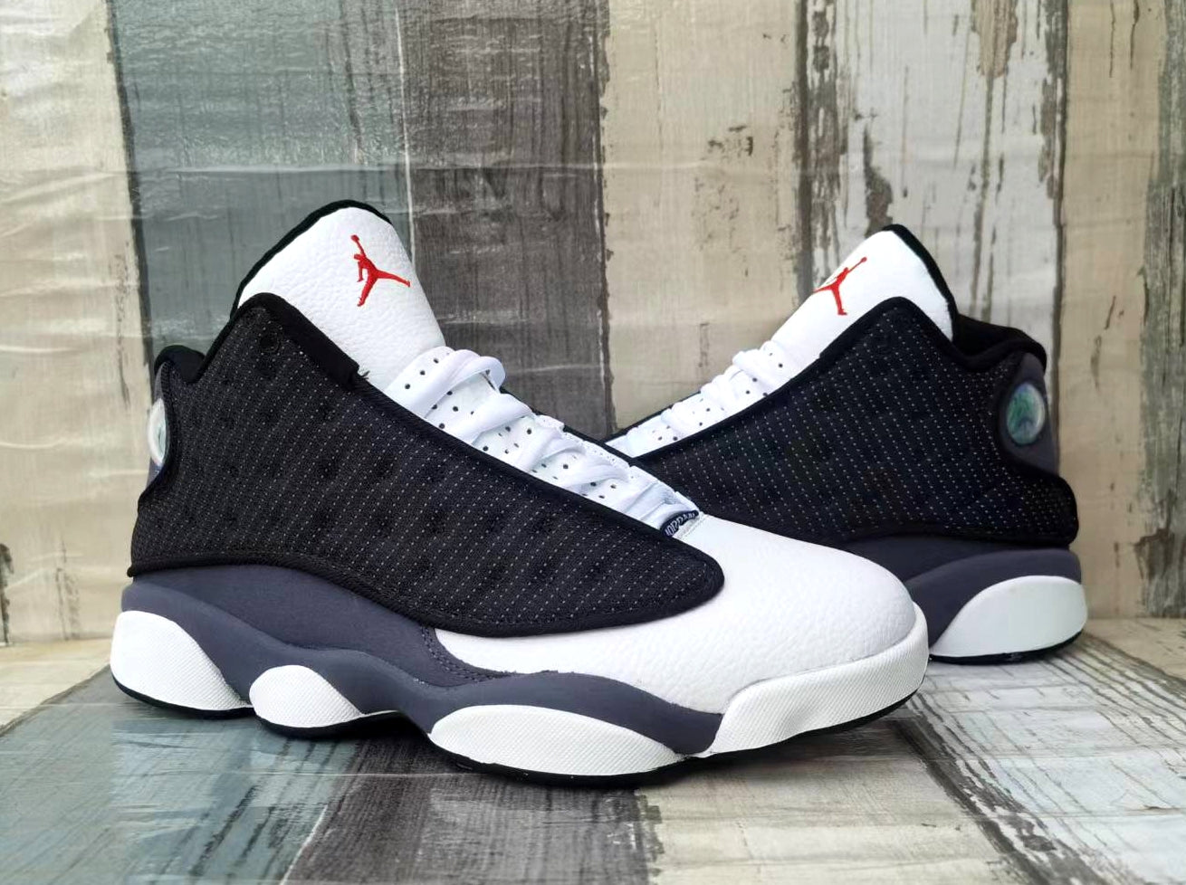 Air Jordan 13 "White Grey Black (3M)"