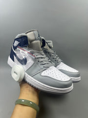 Air Jordan 1 "Navy Blue/Grey"