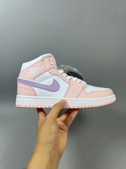 Air Jordan 1 "White/Pink/Purple"