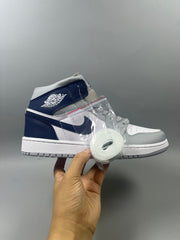 Air Jordan 1 "Navy Blue/Grey"