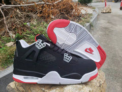 Air Jordan 4 Black/Grey/Red | Unisex