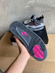 Air Jordan 4 Grey/Black/Pink | Unisex