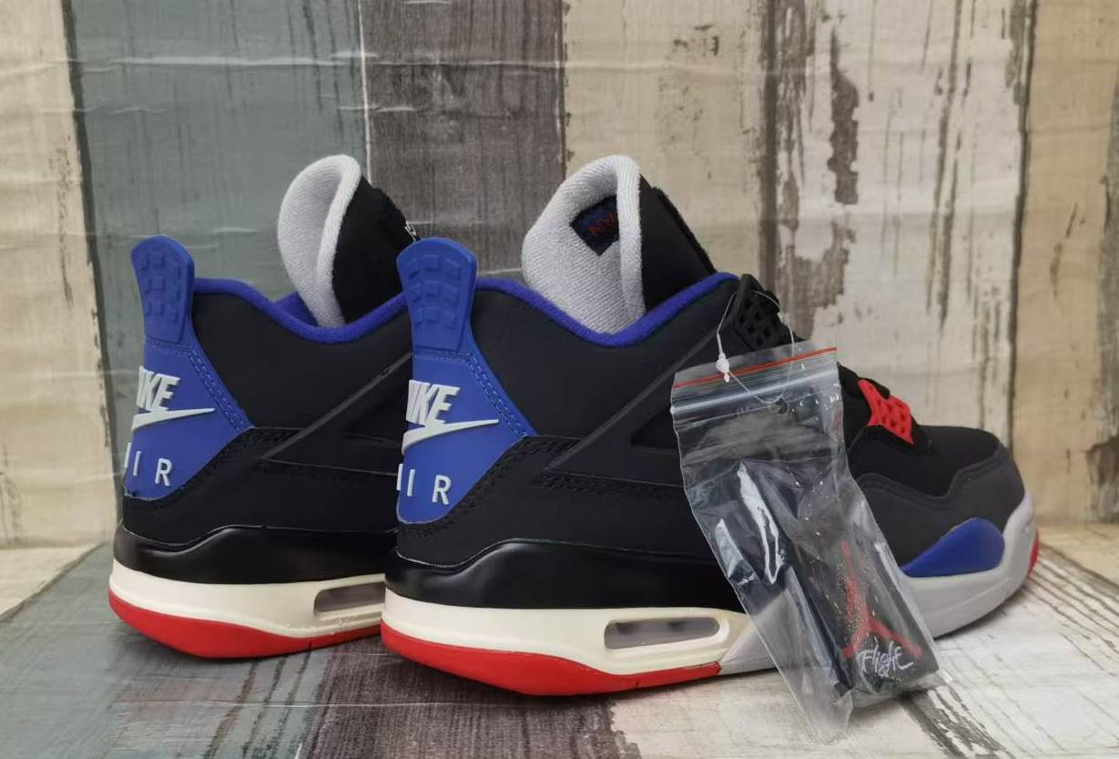 Air Jordan 4 Black/Blue/Red