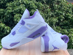 Air Jordan 4 White/Purple "Oreo" | Unisex