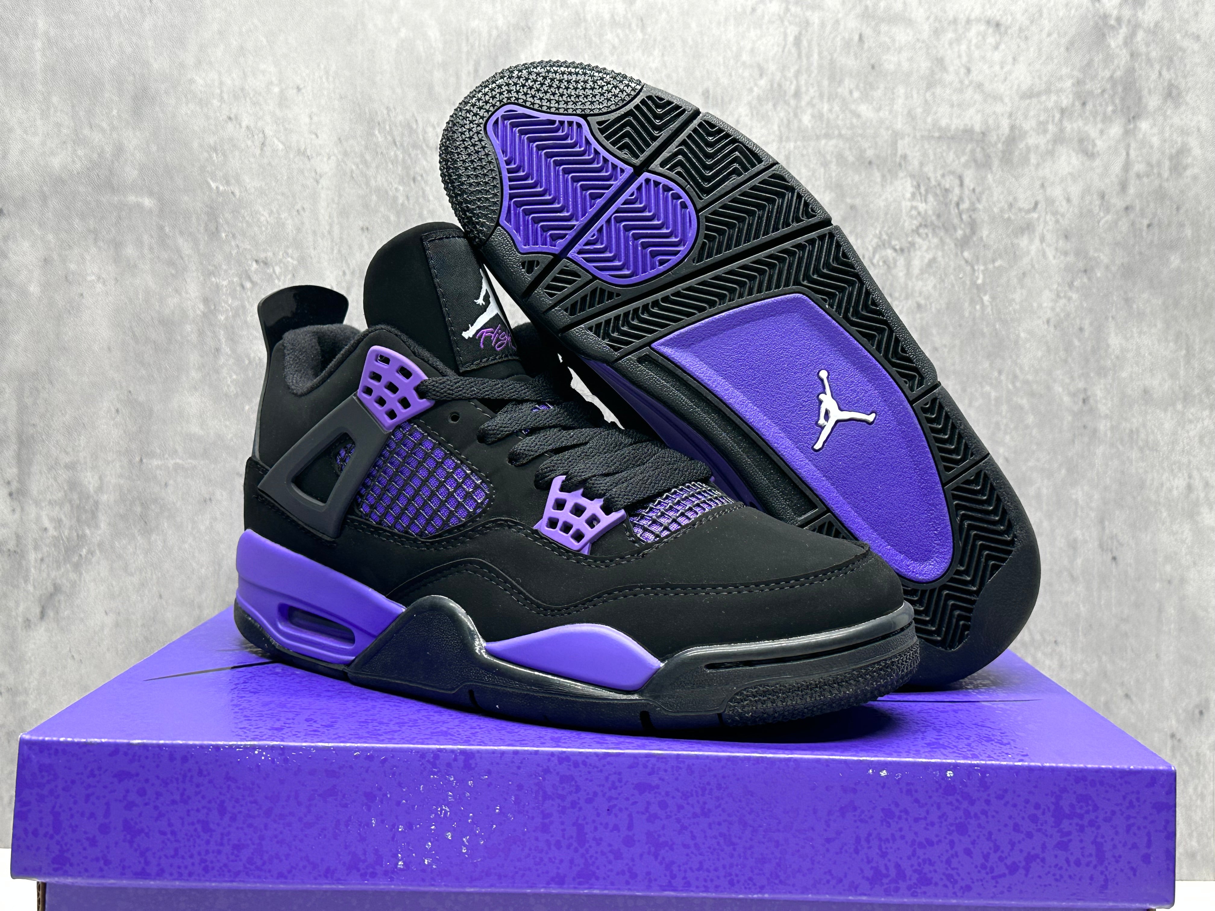 Air Jordan 4 “Purple Thunder” – Purple/Black