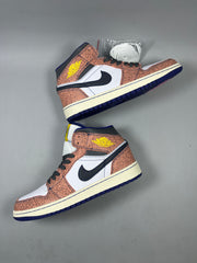 Air Jordan 1 "Orange/White/Black"