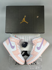 Air Jordan 1 "White/Pink/Purple"