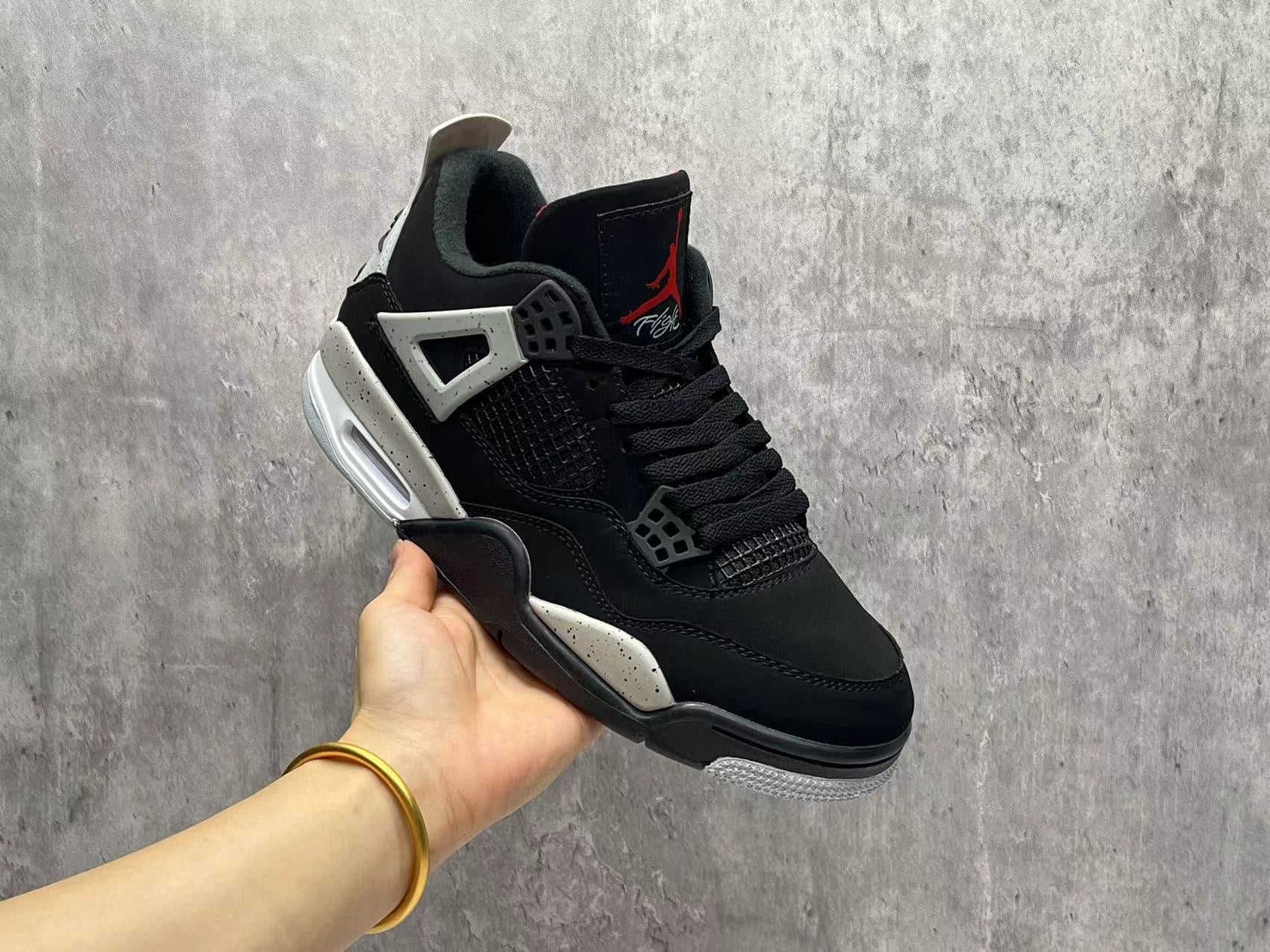 Air Jordan 4 “Black Cement” – Custom Edition